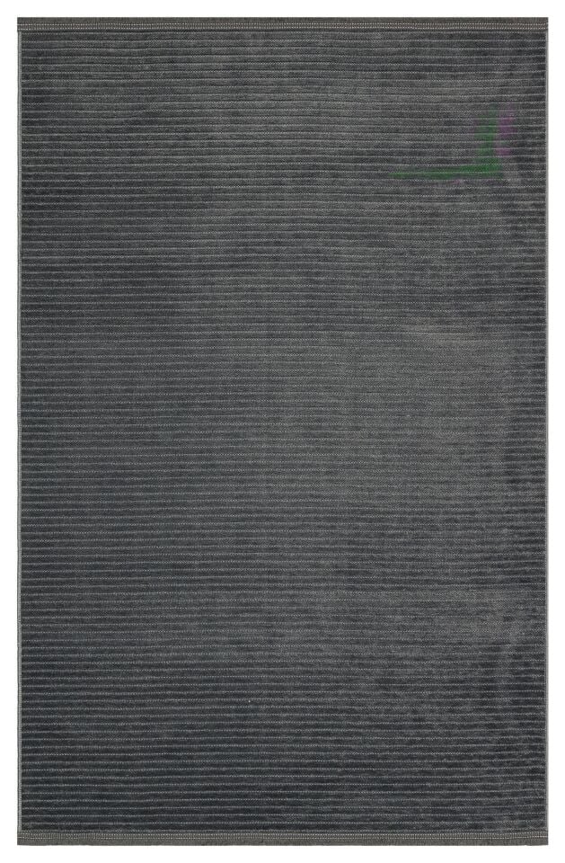 Mercan Serisi Antrasit Renk Makinede Yıkanabilir Kilim NX-3061