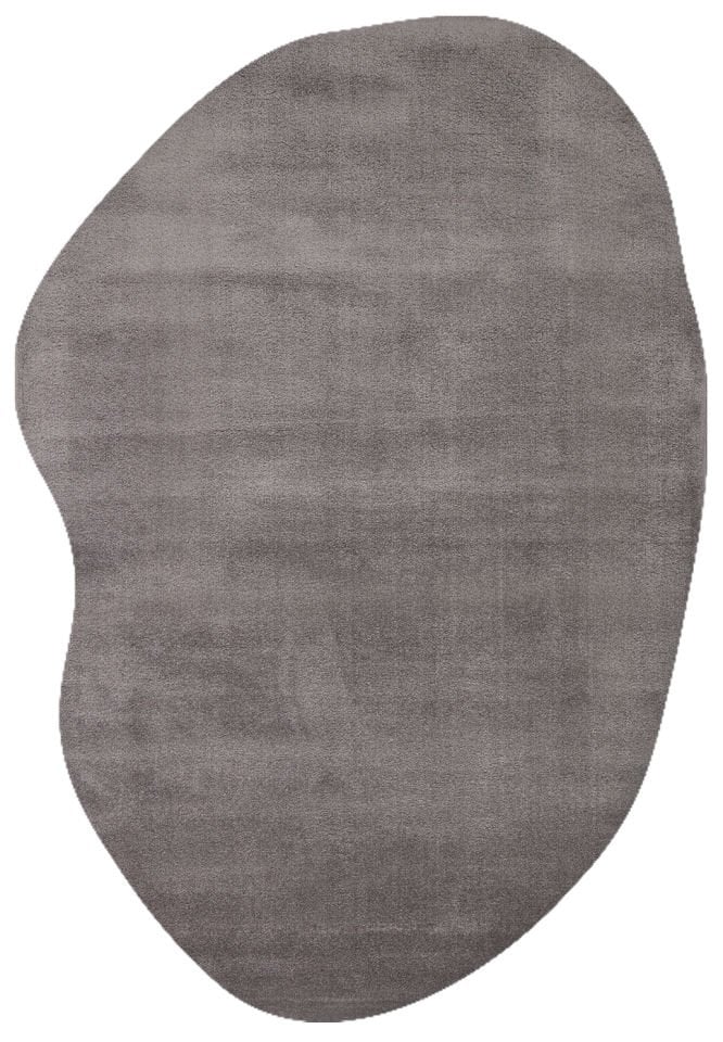 Amorf Serisi Antrasit Renk Yumuşak Shaggy Halı NX-2726