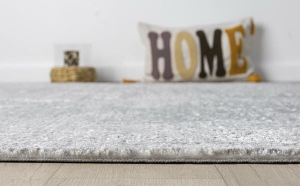 Verona Serisi Gri Renk Akrilik Makine Halısı SH-6001G