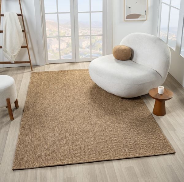 Avina Serisi Koyu Bej Kolay Temizlenebilir Sisal Halı SH-38