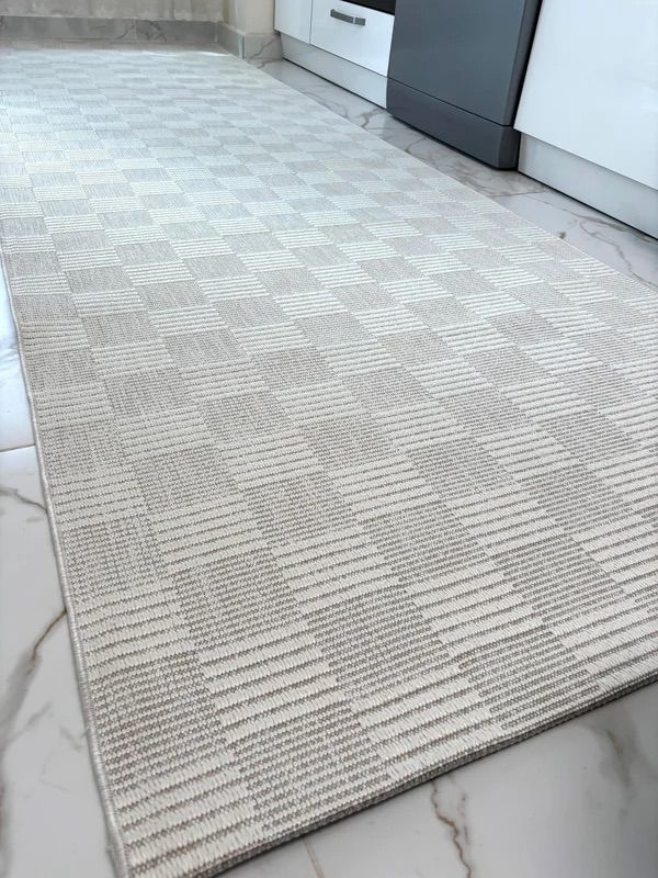 Gama Serisi Makinede Yıkanabilir Krem Sisal Halı NX-028