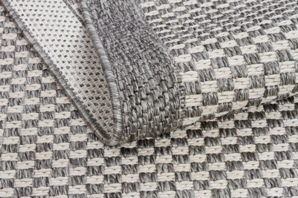 Avina Serisi Gri Kolay Temizlenebilir Sisal Halı TH-8011