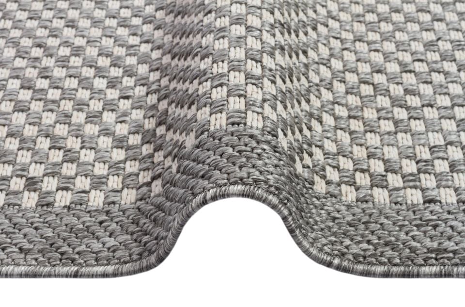 Avina Serisi Gri Kolay Temizlenebilir Sisal Halı TH-8011