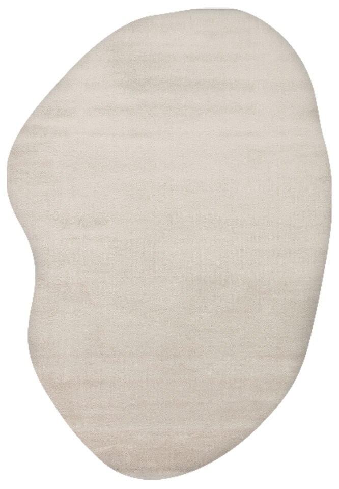 Amorf Serisi Taş Renk Yumuşak Shaggy Halı NX-2728