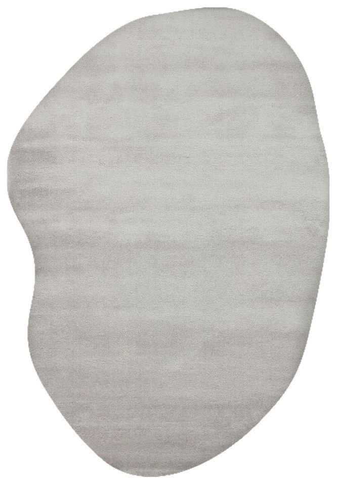 Amorf Serisi Gri Renk Yumuşak Shaggy Halı NX-2729