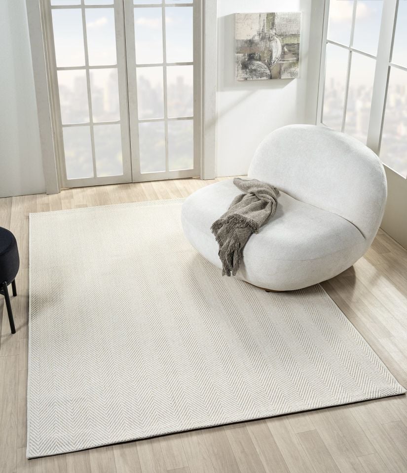 Avina Serisi Krem Kolay Temizlenebilir Sisal Halı SH-39