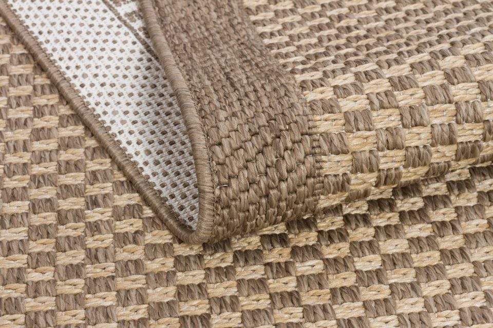 Avina Serisi Bej/Vizon Kolay Temizlenebilir Sisal Halı TH-8013