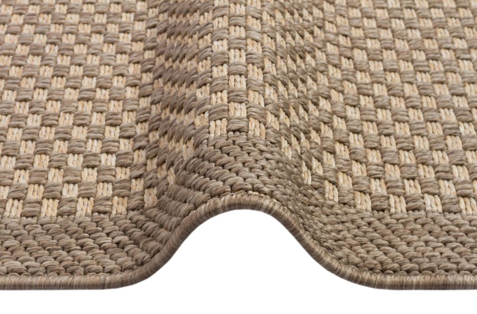 Avina Serisi Bej/Vizon Kolay Temizlenebilir Sisal Halı TH-8013