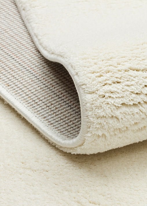 Amorf Serisi Krem Renk Yumuşak Shaggy Halı NX-2731