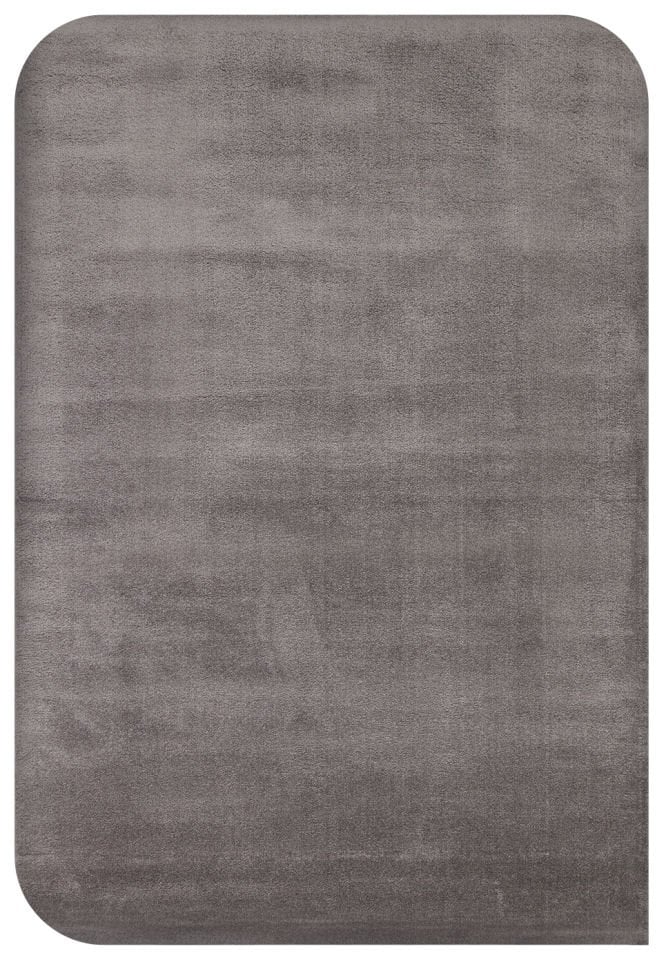 Amorf Serisi Antrasit Renk Yumuşak Shaggy Halı NX-2732