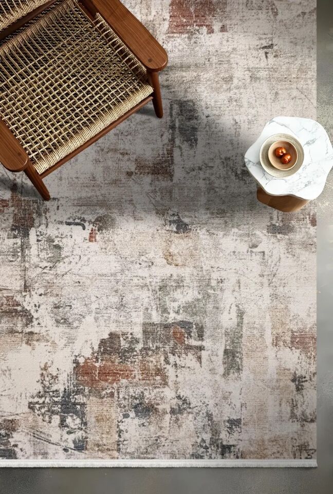 Luna Serisi Multi Vintage Makine Dokuma Halısı EH-4077