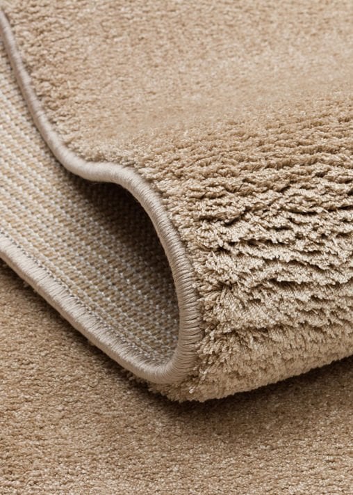 Amorf Serisi Bej Renk Yumuşak Shaggy Halı NX-2733