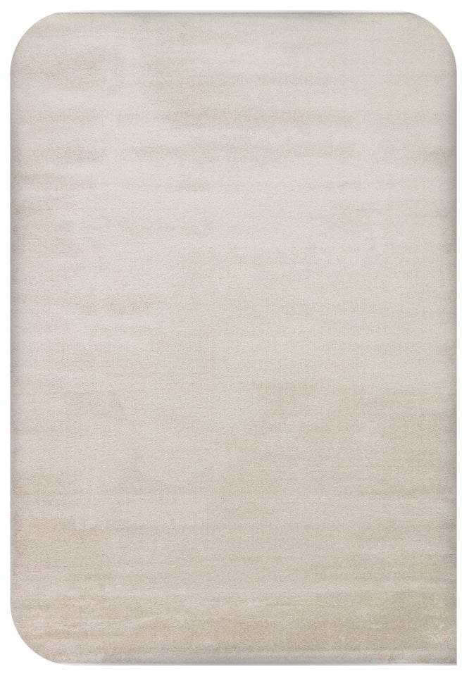 Amorf Serisi Taş Renk Yumuşak Shaggy Halı NX-2734