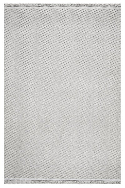 Vals Serisi Gri Renk Modern Halı NX-3023