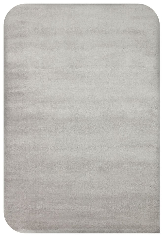 Amorf Serisi Gri Renk Yumuşak Shaggy Halı NX-2735