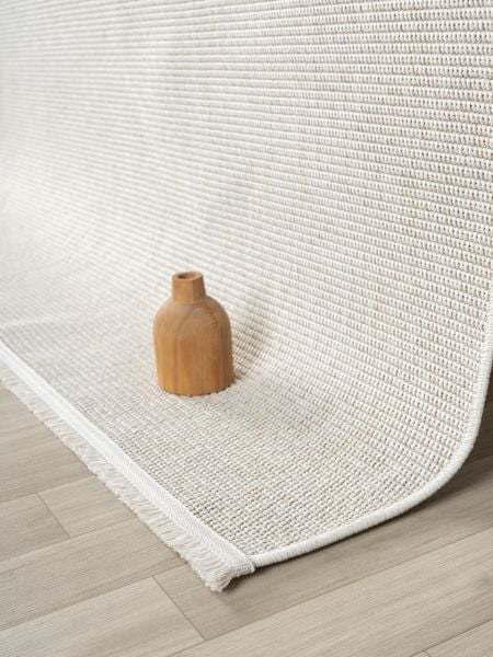 Avina Serisi Krem Kolay Temizlenebilir Sisal Halı SH-42