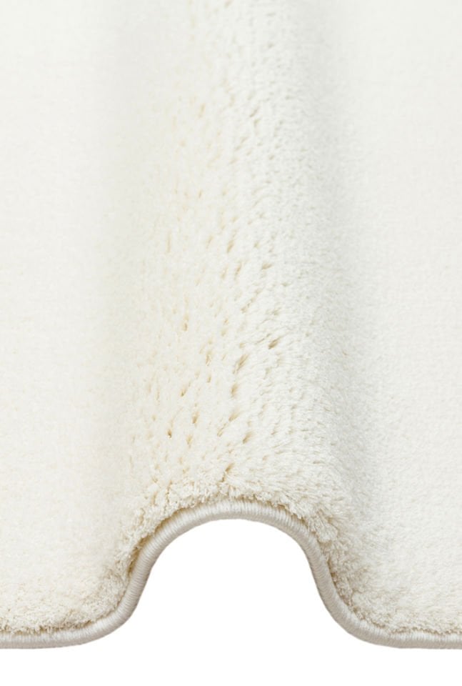 Amorf Serisi Krem Renk Yumuşak Shaggy Halı NX-2737