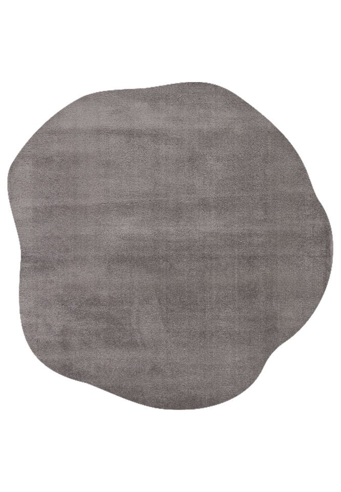 Amorf Serisi Antrasit Renk Yumuşak Shaggy Halı NX-2738