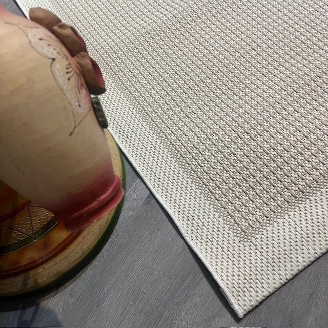 Alfa Serisi Makinede Yıkanabilir Krem/Bej Sisal Halı NX-34