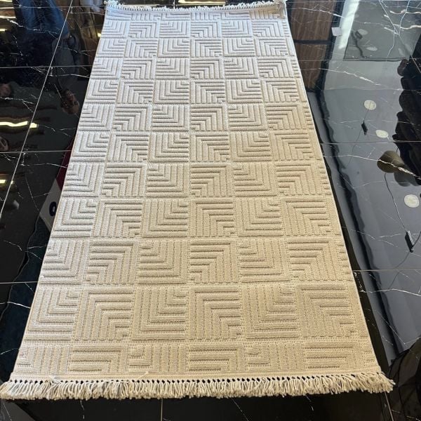 Vals Serisi Gri Renk Modern Halı NX-3026