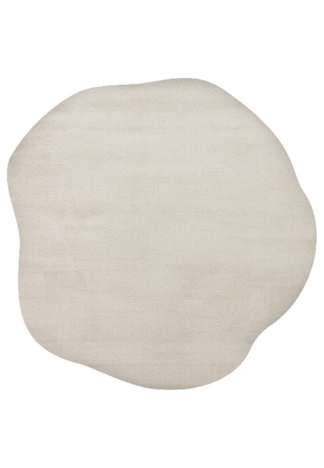 Amorf Serisi Taş Renk Yumuşak Shaggy Halı NX-2740