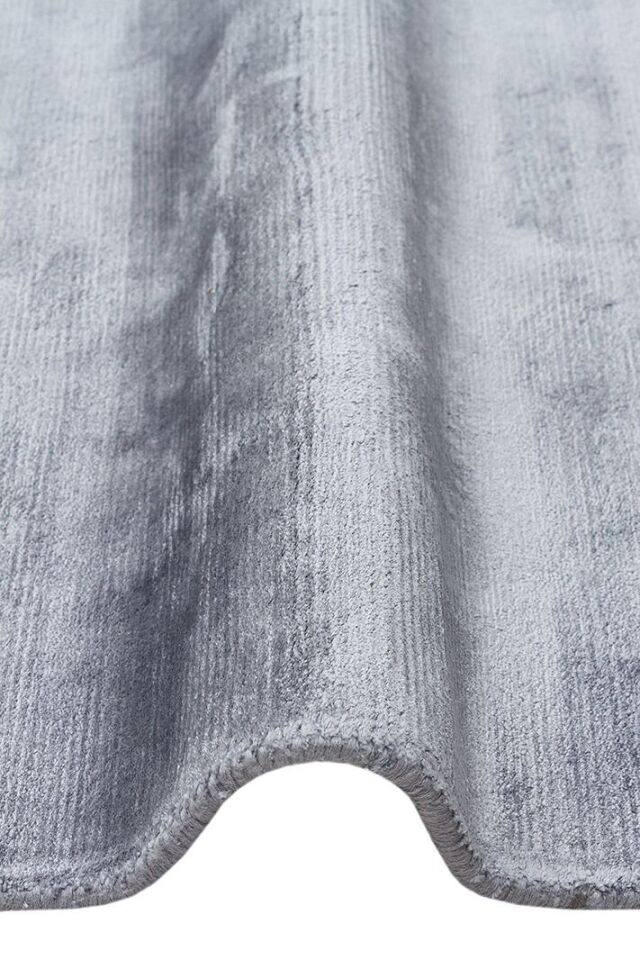 Grando Serisi %100 Naturel Viskon El Dokuma Sade Modern Antrasit Renk Halı NX-781