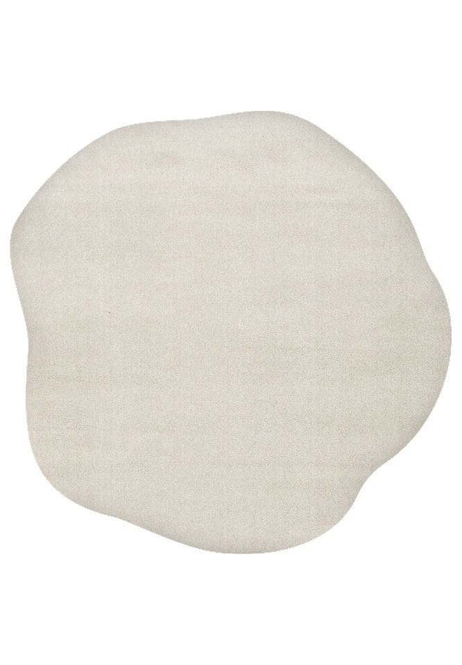 Amorf Serisi Açık Taş Renk Yumuşak Shaggy Halı NX-2742