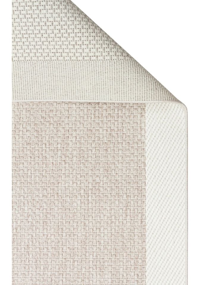 Alfa Serisi Makinede Yıkanabilir Bej/Krem Sisal Halı NX-44