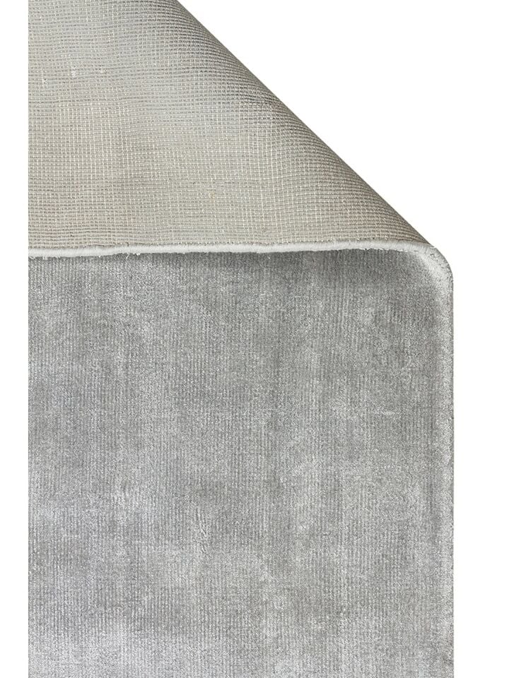 Grando Serisi %100 Naturel Viskon El Dokuma Sade Modern Gri Renk Halı NX-783