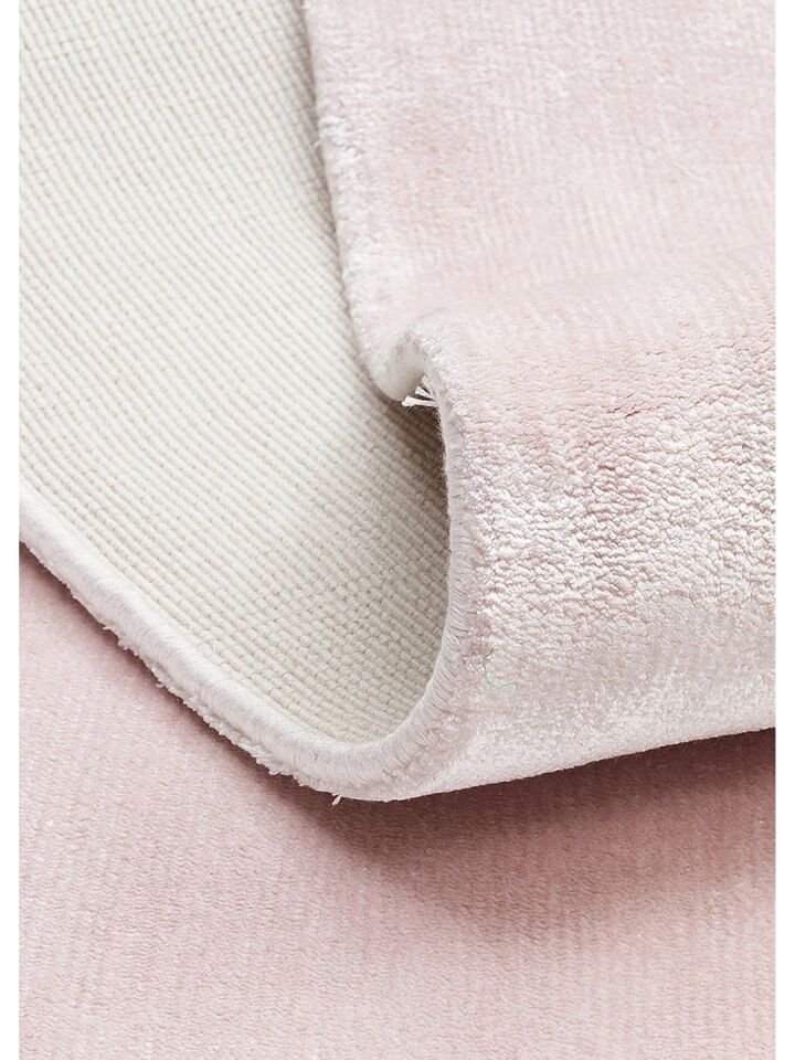 Grando Serisi %100 Naturel Viskon El Dokuma Sade Modern Pudra Renk Halı NX-784