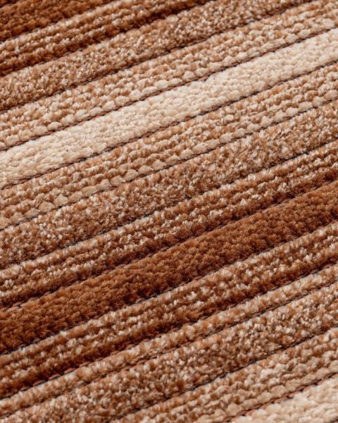 Mercan Serisi Kiremit Renk Makinede Yıkanabilir Kilim NX-3030