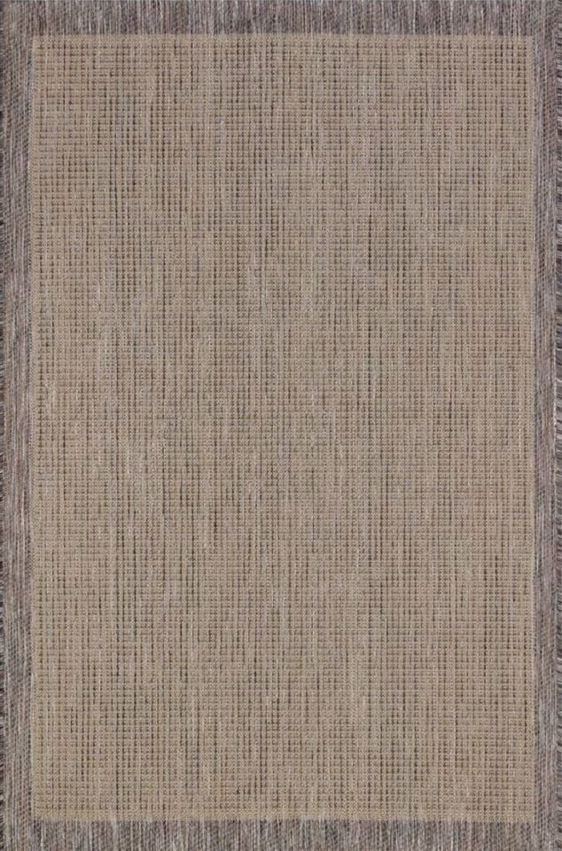 Alfa Serisi Makinede Yıkanabilir Bej/Kahve Sisal Halı NX-36