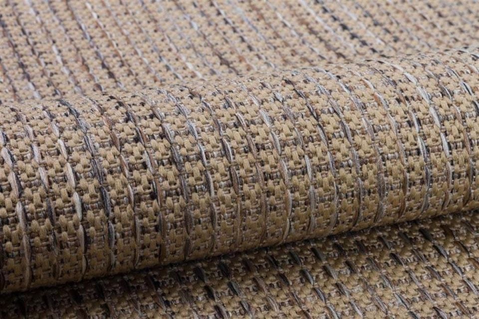 Alfa Serisi Makinede Yıkanabilir Bej/Kahve Sisal Halı NX-36