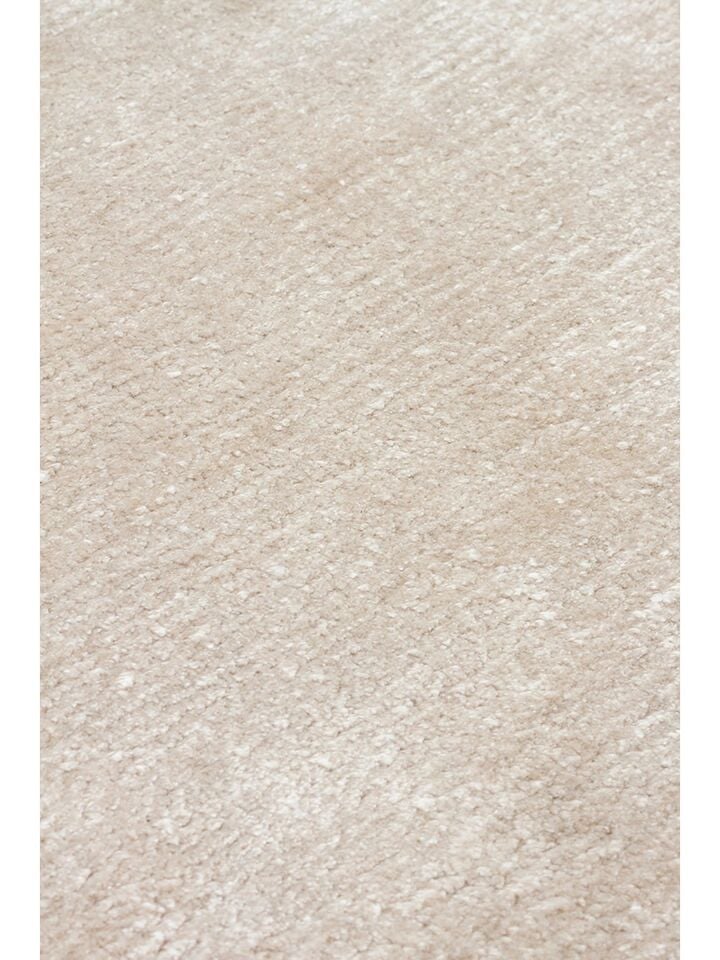 Grando Serisi %100 Naturel Viskon El Dokuma Sade Modern Kum Beji Renk Halı NX-785