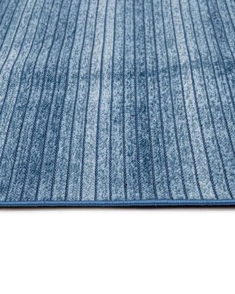 Mercan Serisi Mavi Renk Makinede Yıkanabilir Kilim NX-3031