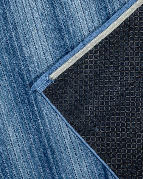 Mercan Serisi Mavi Renk Makinede Yıkanabilir Kilim NX-3031