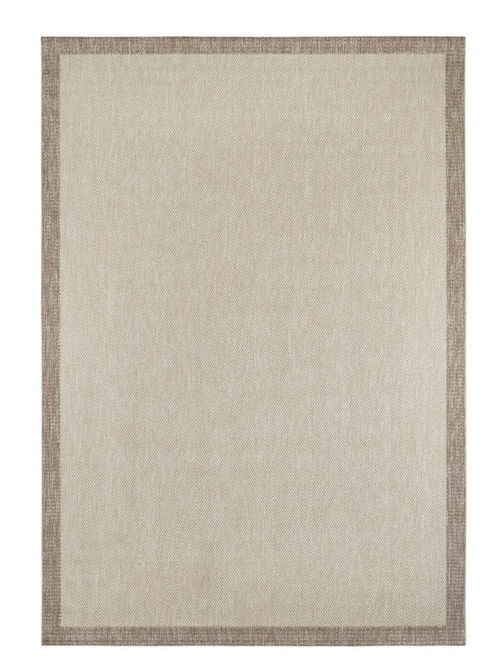 Alfa Serisi Makinede Yıkanabilir Krem/Bej Sisal Halı NX-45