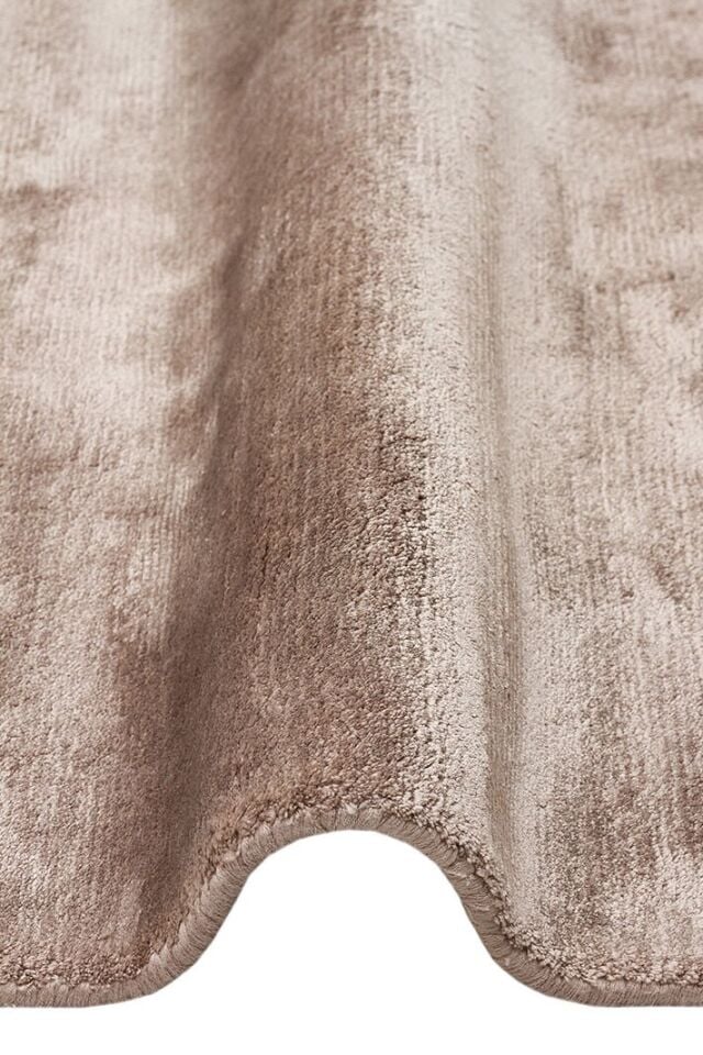 Grando Serisi %100 Naturel Viskon El Dokuma Sade Modern Kahverengi Halı NX-787