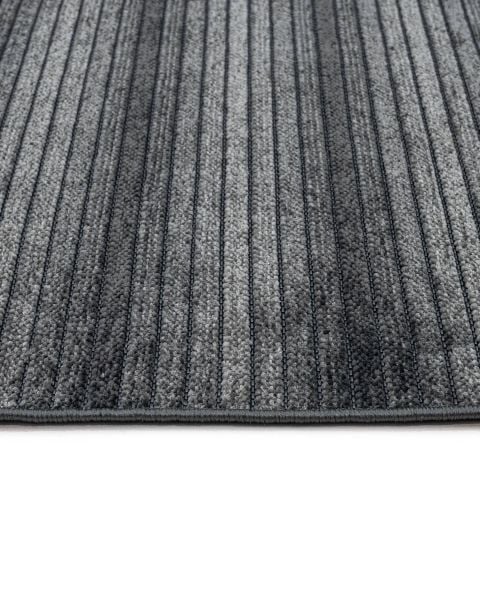 Mercan Serisi Antrasit Renk Makinede Yıkanabilir Kilim NX-3033