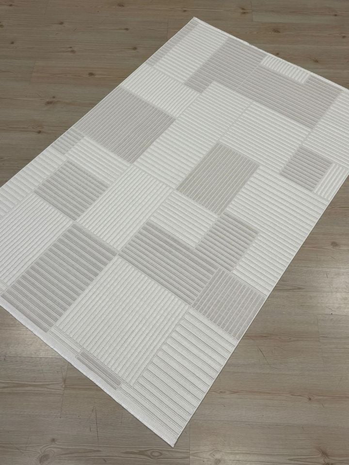 Cosmos Serisi Makinede Yıkanabilir Krem/Bej Renk Halı RH-5602