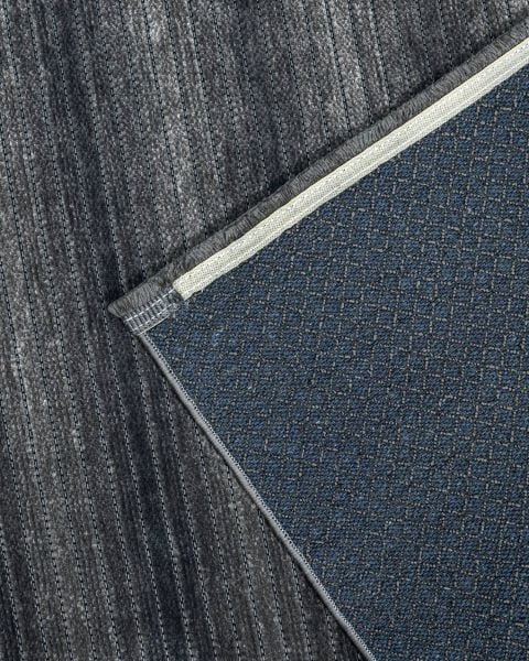 Mercan Serisi Antrasit Renk Makinede Yıkanabilir Kilim NX-3033