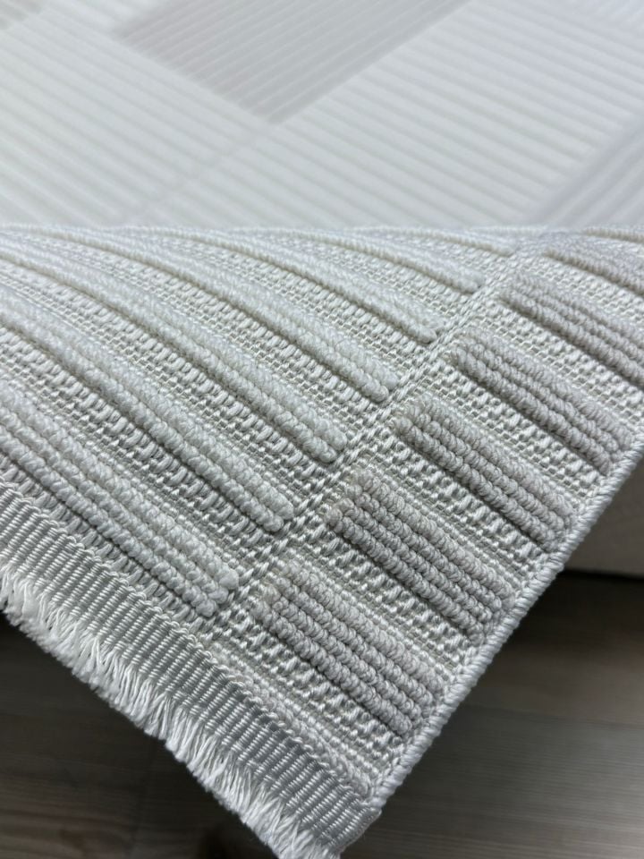 Cosmos Serisi Makinede Yıkanabilir Krem/Bej Renk Halı RH-5602