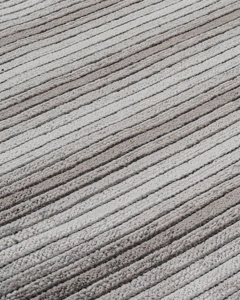 Mercan Serisi Gri Renk Makinede Yıkanabilir Kilim NX-3034