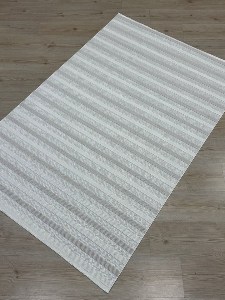 Cosmos Serisi Makinede Yıkanabilir Krem/Bej Renk Halı RH-5603