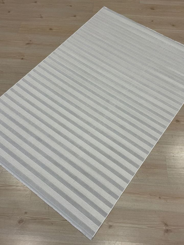 Cosmos Serisi Makinede Yıkanabilir Gri Renk Halı RH-5604