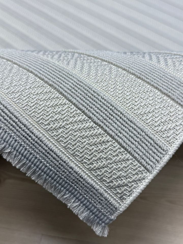 Cosmos Serisi Makinede Yıkanabilir Gri Renk Halı RH-5604