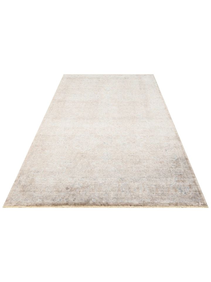 Safir Serisi %100 Tencel İpeği ile Dokunan El Emeği Destekli Özel Tezgah Halısı NX-689