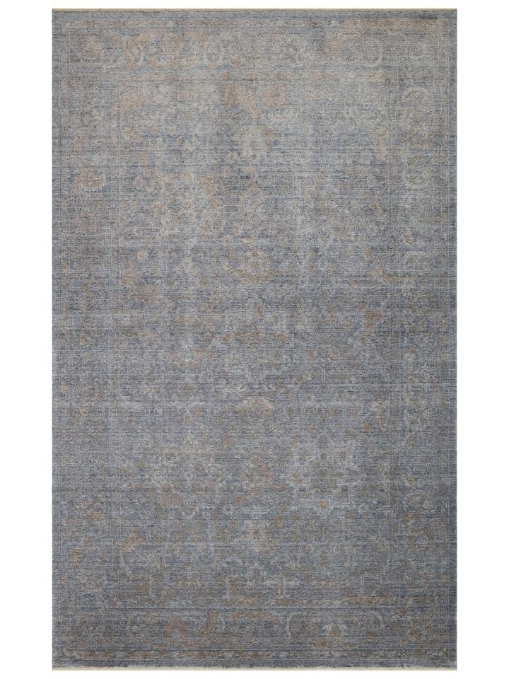 Safir Serisi %100 Tencel İpeği ile Dokunan El Emeği Destekli Özel Tezgah Halısı NX-690