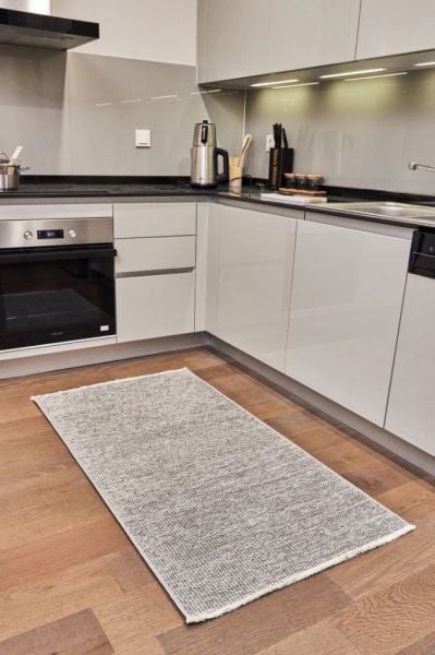 Norge Serisi Yumuşak Dokulu Yeni Nesil Gri Renk Halı AP-2414