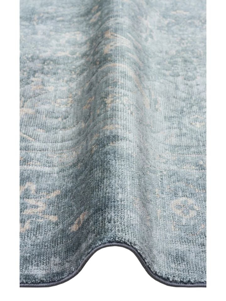 Safir Serisi %100 Tencel İpeği ile Dokunan El Emeği Destekli Özel Tezgah Halısı NX-695